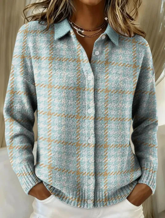 Women's Shirt Lapel Cardigan Top Solid Color Color 39 - Shop at LoveMi