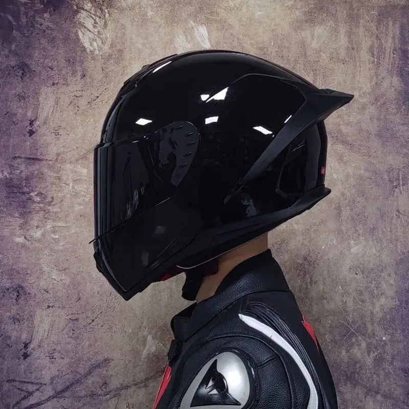 Motorcycle Helmet Men's Bluetooth Warm Full Face