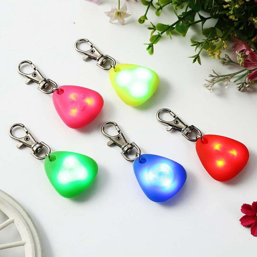 Silicone Pet Luminous Pendant For Nighttime Dog Walking Outdoors