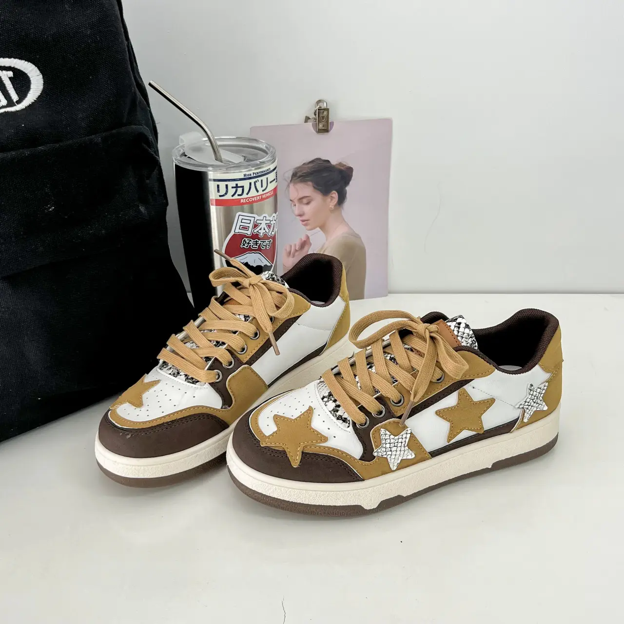 Artistic Style Casual Star Pattern Sneakers Spring