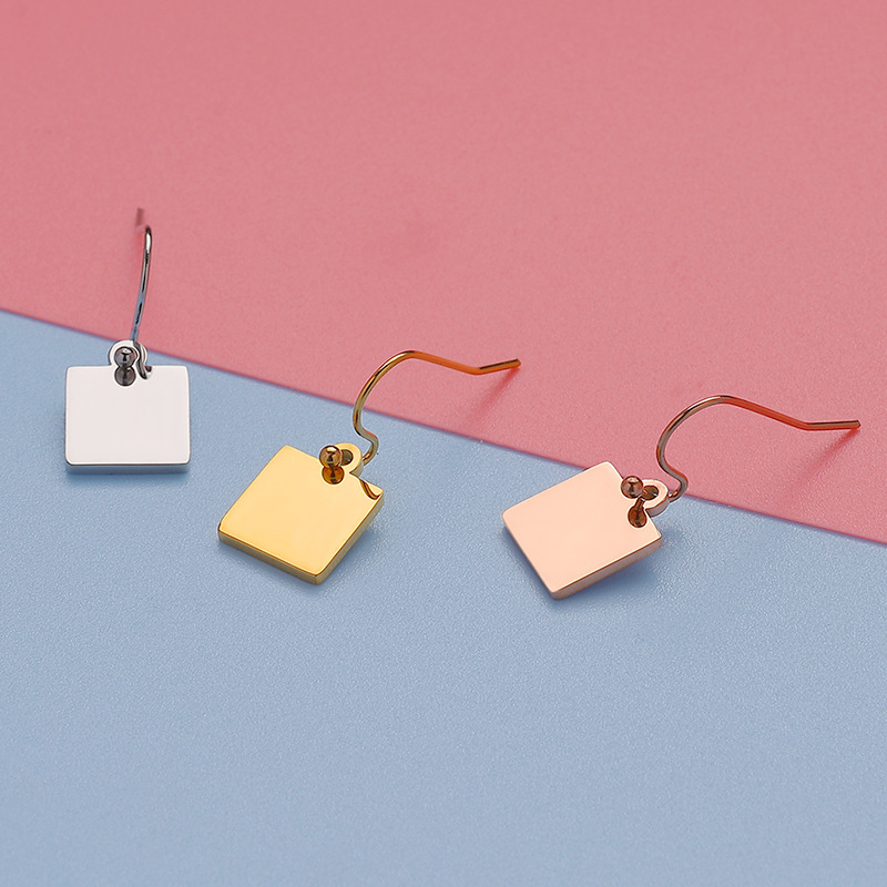 Simple Fashion Geometry Pattern Earrings