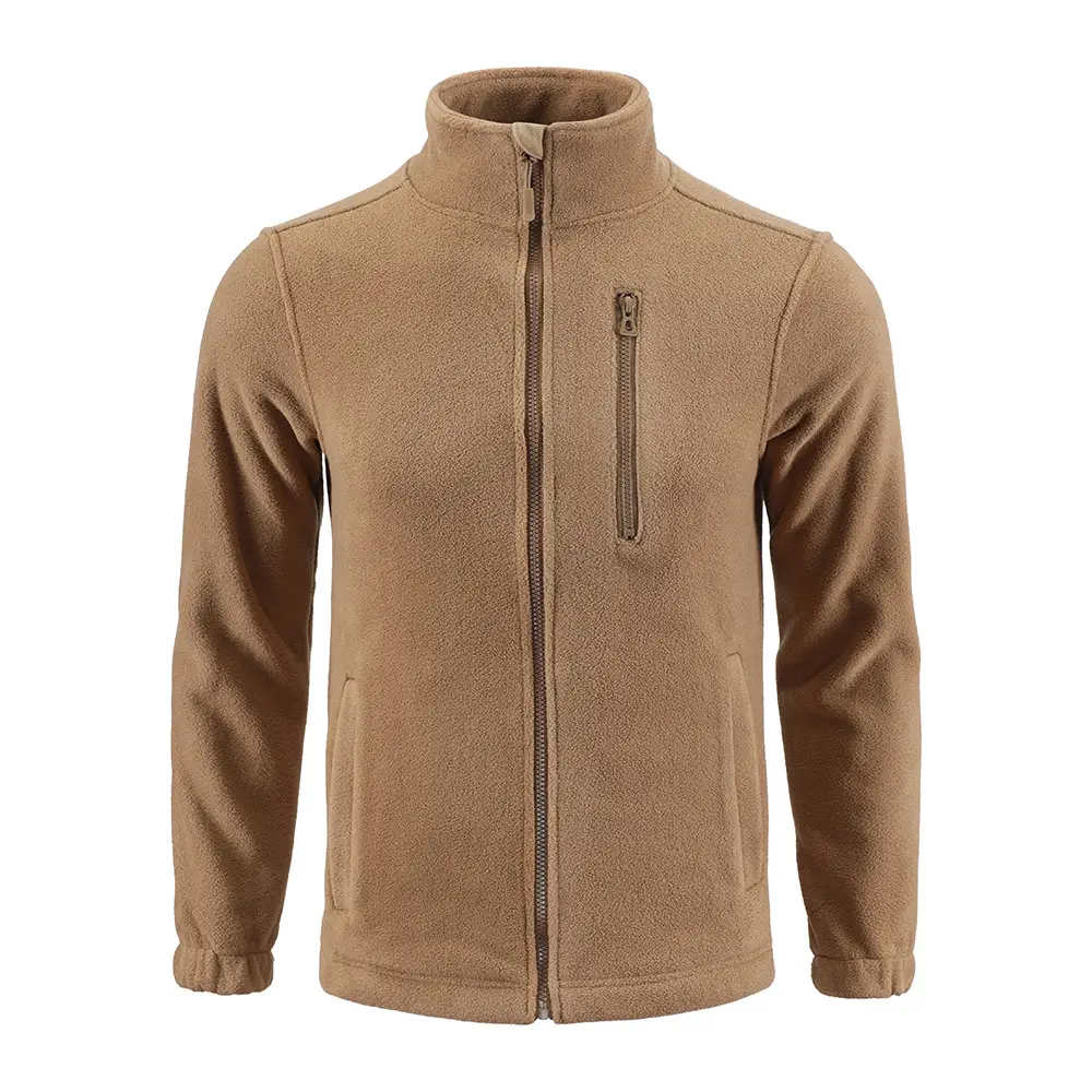 Camouflage Fleece Double-sided Polar Fleece Cardigan