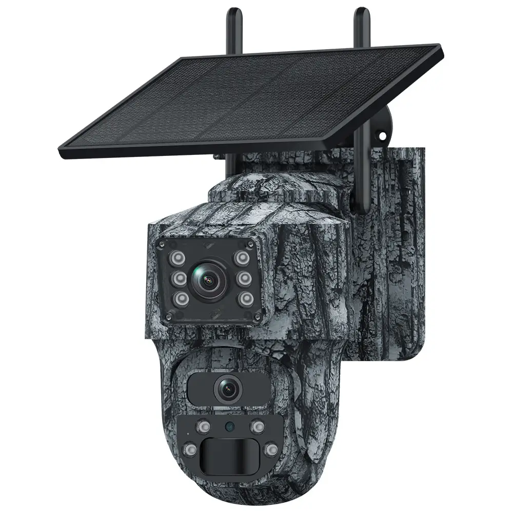 Solar Surveillance Camera 6MP HD Dual Screen