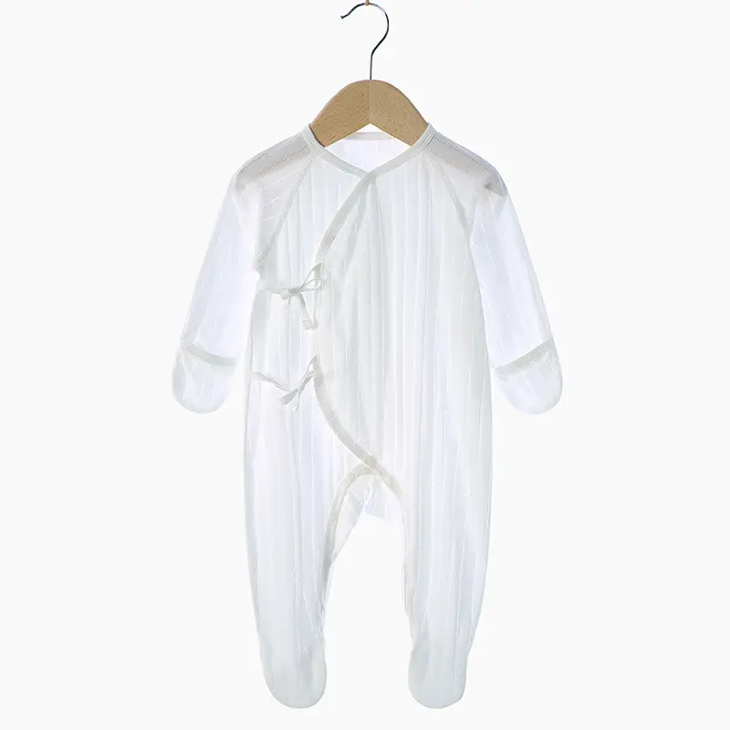 Newborn Garment Bag Clutch Foot Long Sleeve Jumpsuit