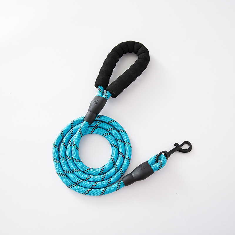 Anti-escape Reflective Pet Leash For Outdoor Use Sky Blue 1.2MX0.8CM