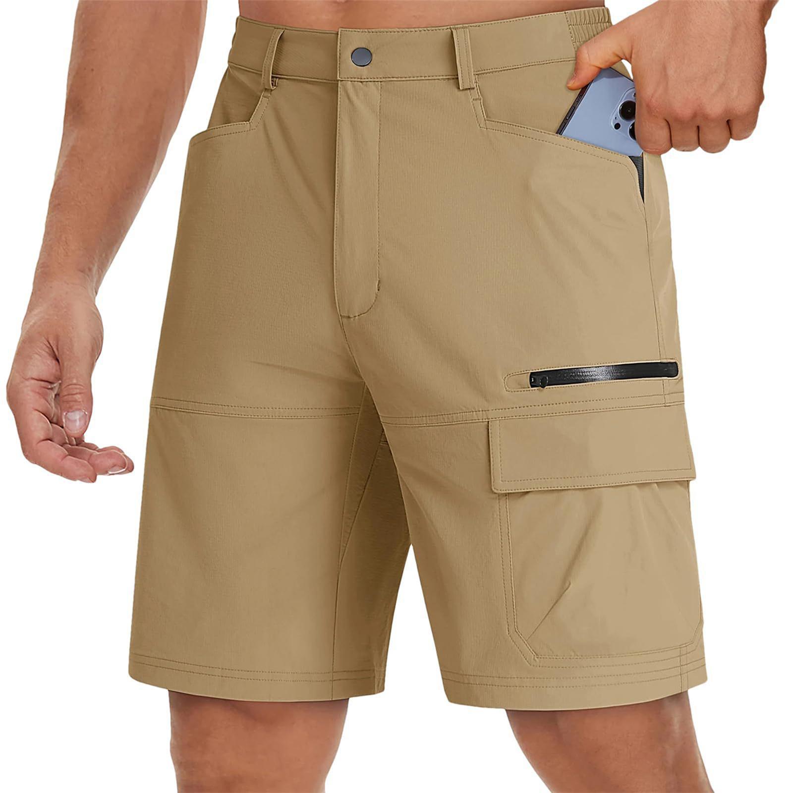 Men's Multi-Pocket Work Shorts For Outdoor Hiking 4