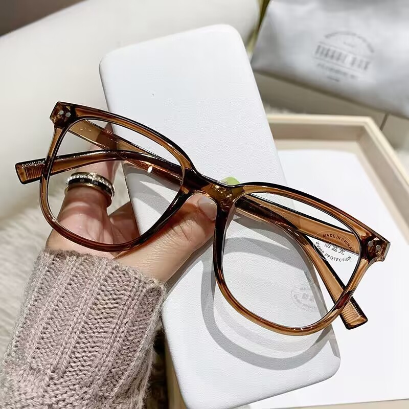 Women’s Solid Color Anti-blue Light Advanced Sense Glasses
