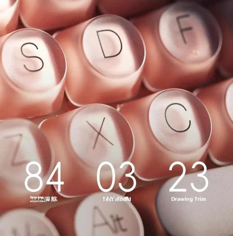 Liquid Foundation Keyboard Wireless Mechanical Bluetooth Three-mode Hot Plug Office 84 Keys