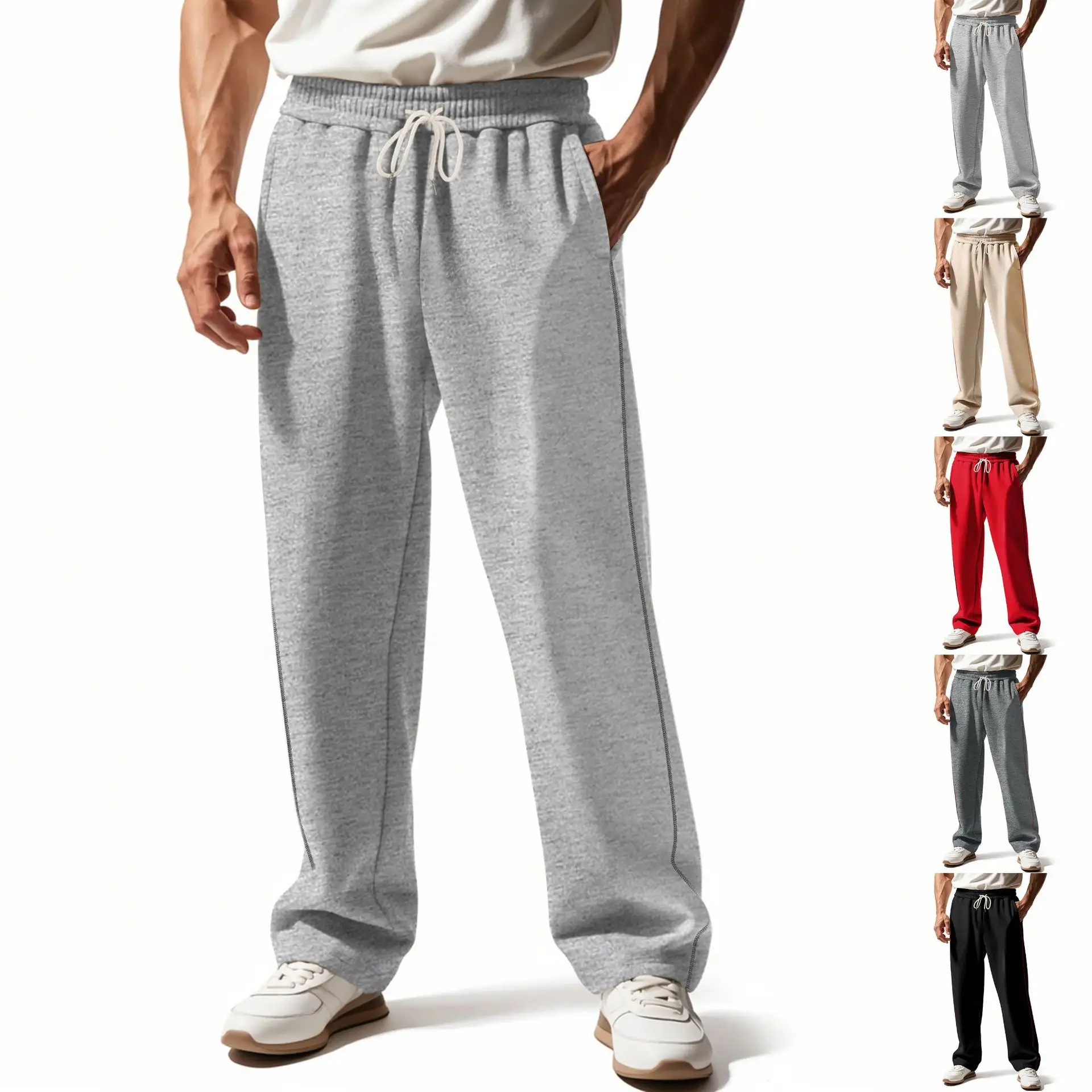 Men's Wear-resistant Heavy Terry Loose Sports Casual