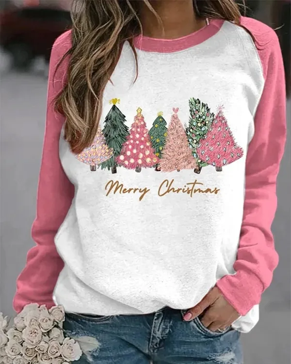 Loose Christmas Style 3D Digital Printing Sweater Qf1945Pk Xs - Shop at LoveMi