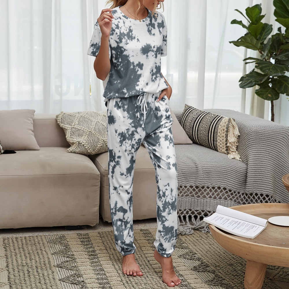 Tie dyed Sweater Two piece Set For Women Gray - Shop at LoveMi