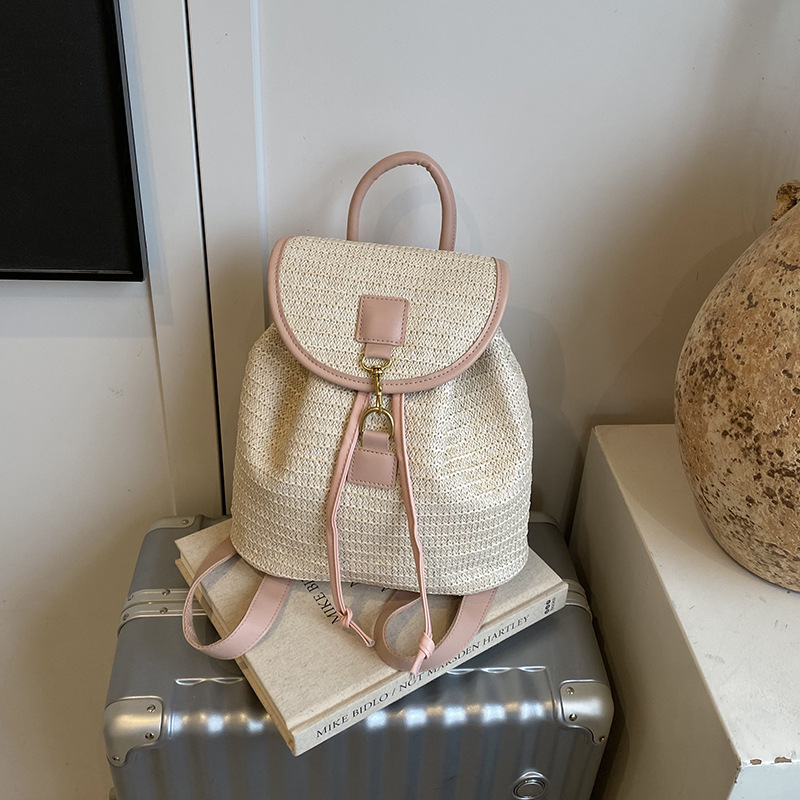 Vacation Travel Womens Woven Student Backpack 5