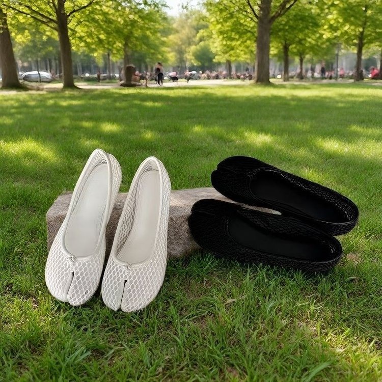 Open-toe Split-toe Ballet Flats For Women