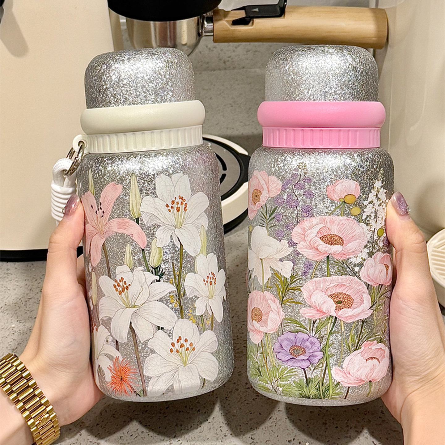 Portable Stainless Steel New Titanium-Plated Insulated Cup — foto 3