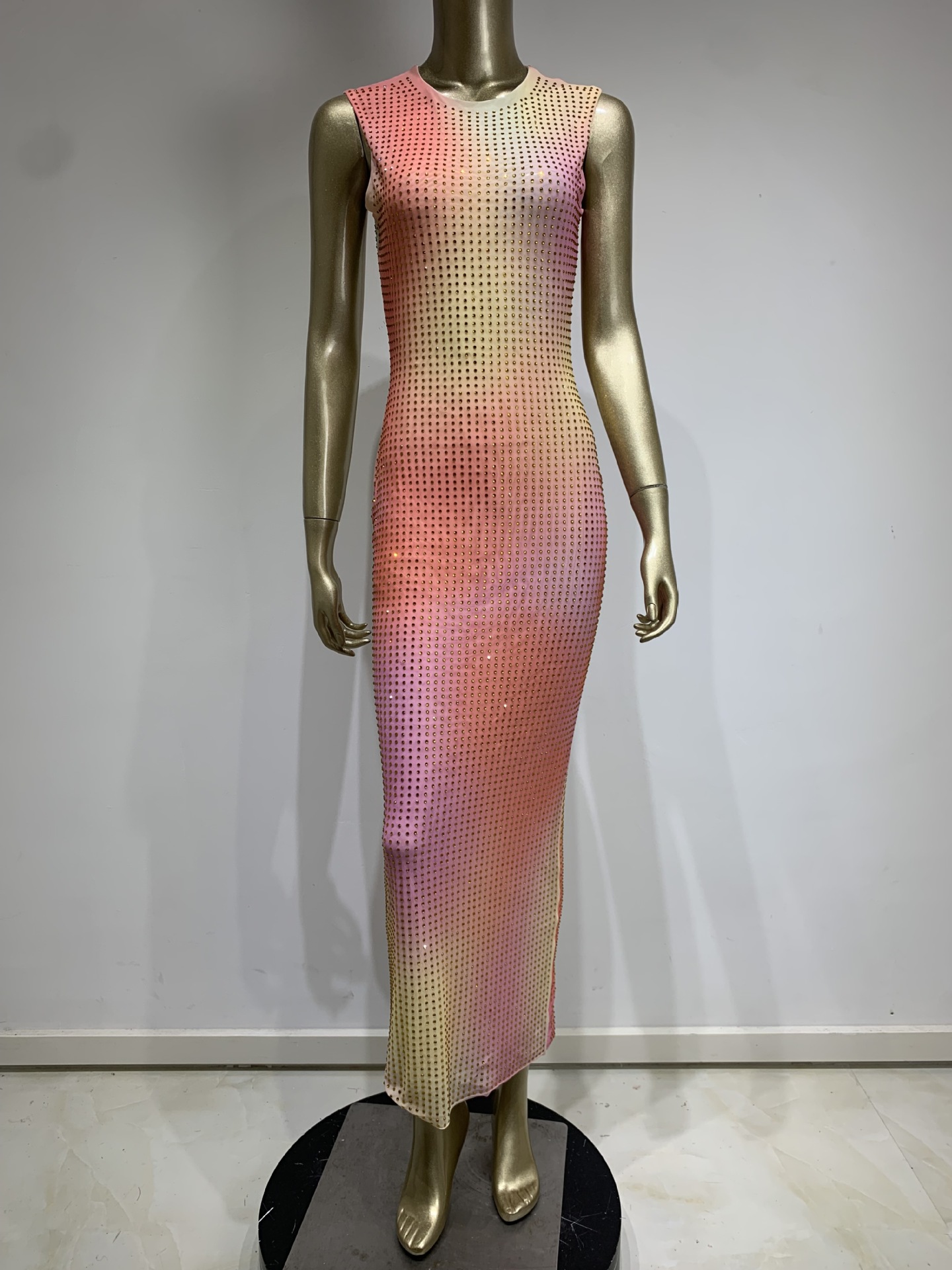 Sequin High-Waist Evening Dress, picture 9 of 9