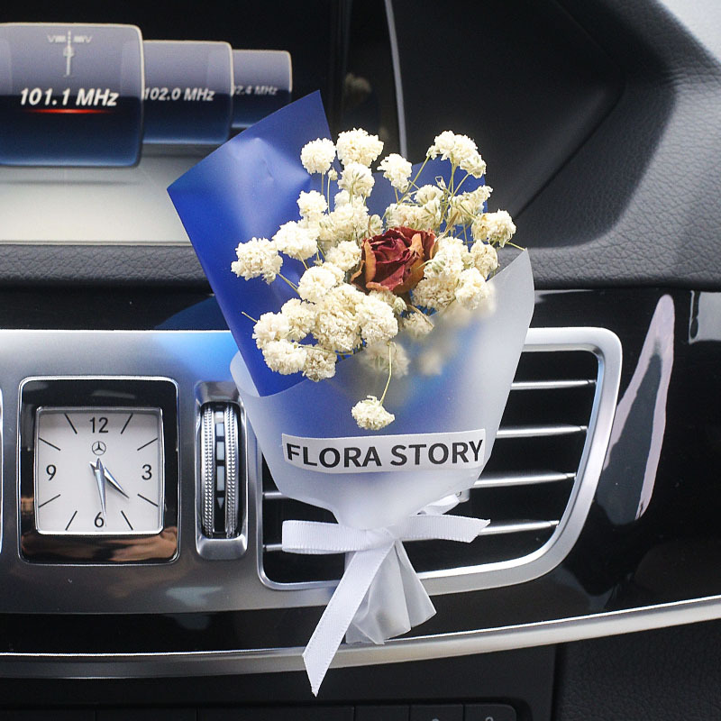 Mini Car Aromatherapy Vent Dried Flowers