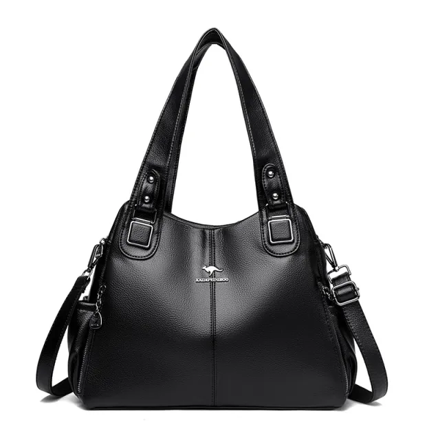 New Women's Shoulder Bag Fashion Elegant Crossbody Bag Vintage Shoulder Tote Bag Designer Ladies Large Capacity Purse Bags Black - Shop at LoveMi