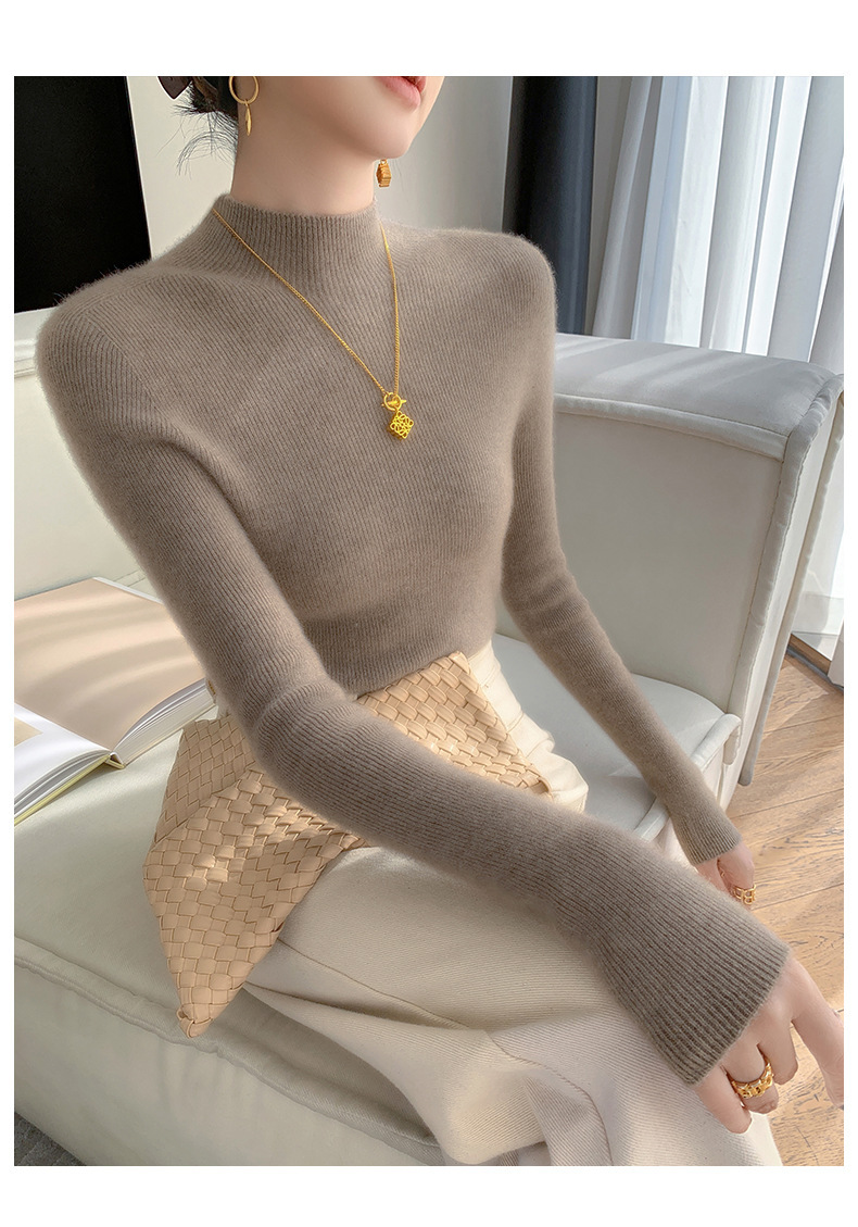 Title 11, Seamless Half Turtleneck Cashmere Autumn And Wi...