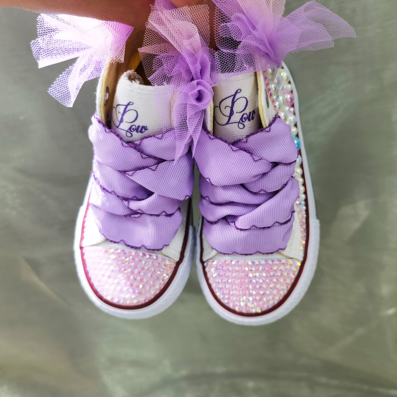 Title 2, Childrens Canvas Shoes High-top Custom Picture...