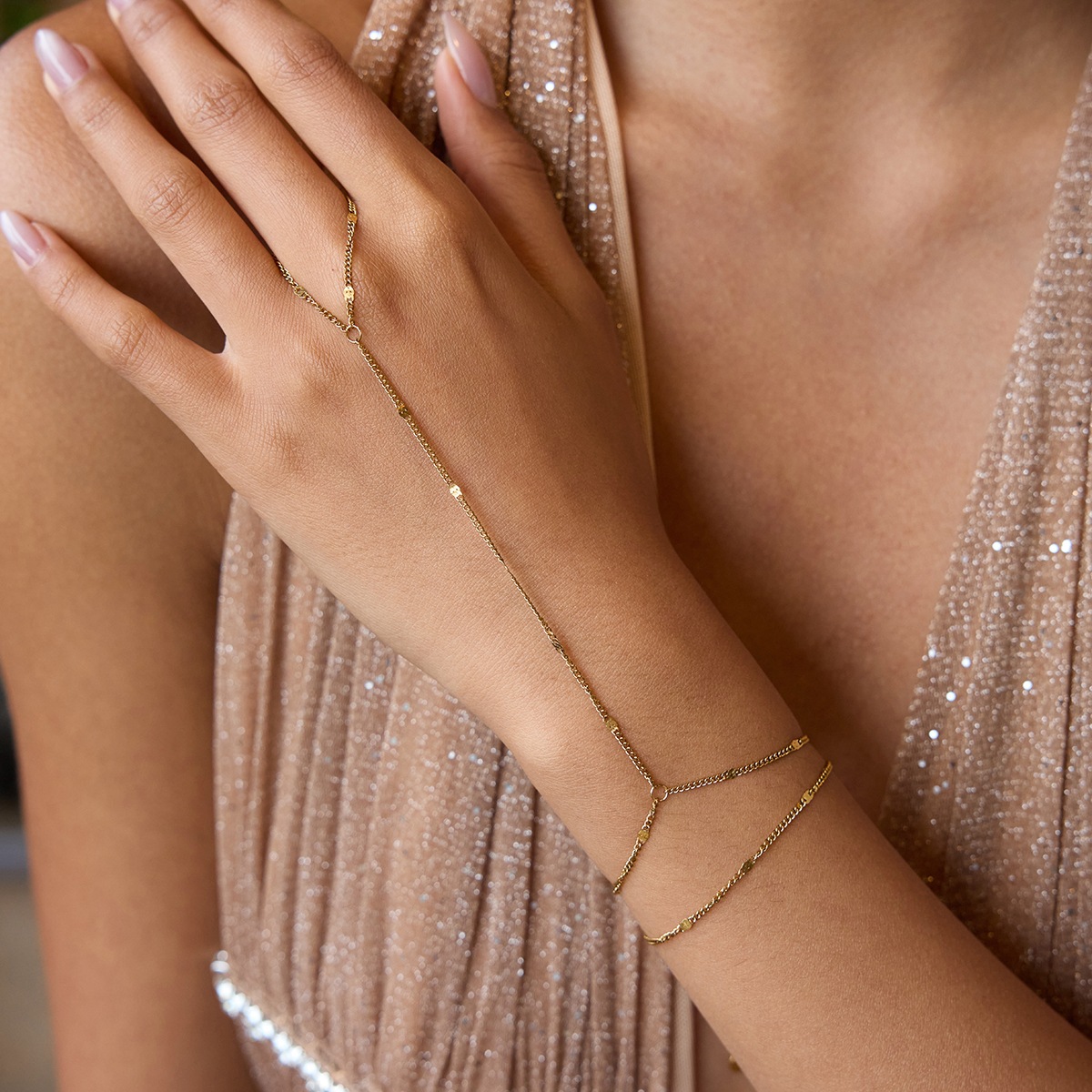 Stainless Steel Bracelet With A Light-luxury High-end Feelmade From Titanium Steel