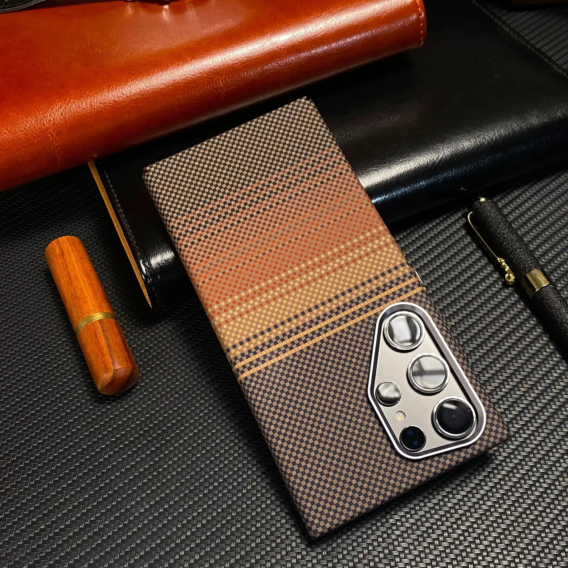 Sunset Moonrise Kevlar Carbon Fiber Magnetic PC