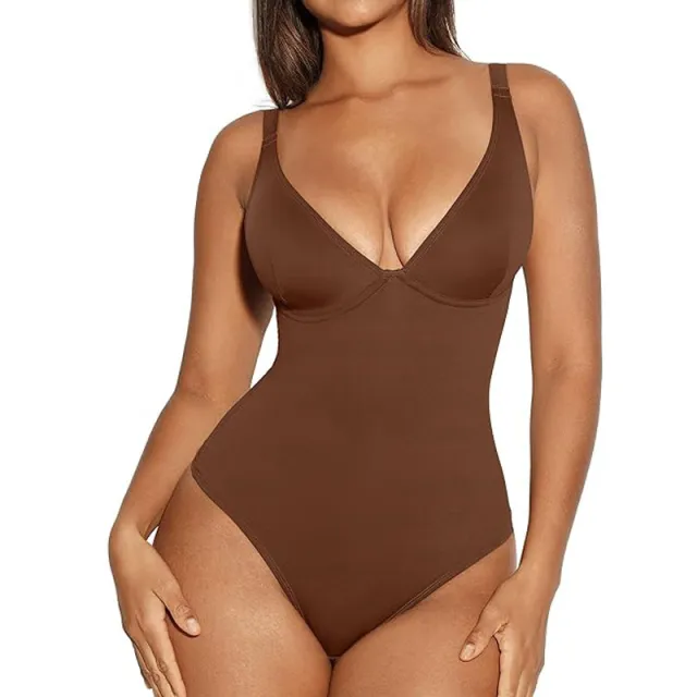 New Women's Plastic Jumpsuit Corset Caramel Color L - Shop at LoveMi