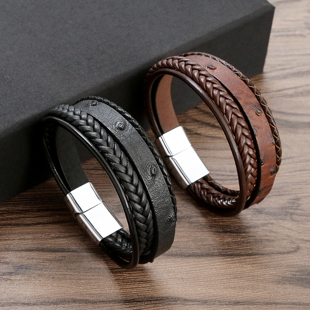 Advanced Multi-layer Alloy Magnetic Snap Bracelet