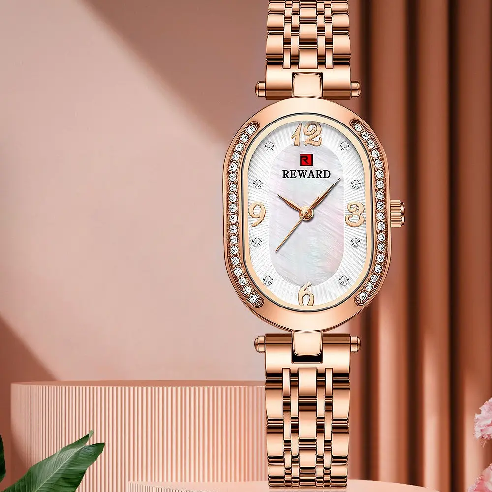 Elegant Lady Watch with Diamonds
