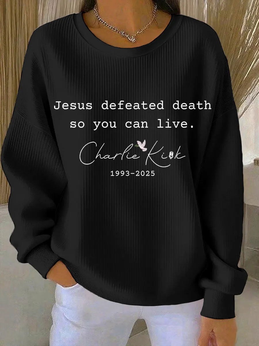 Trendy Women's Round Neck Pullover Sweatshirt - Sh92801010