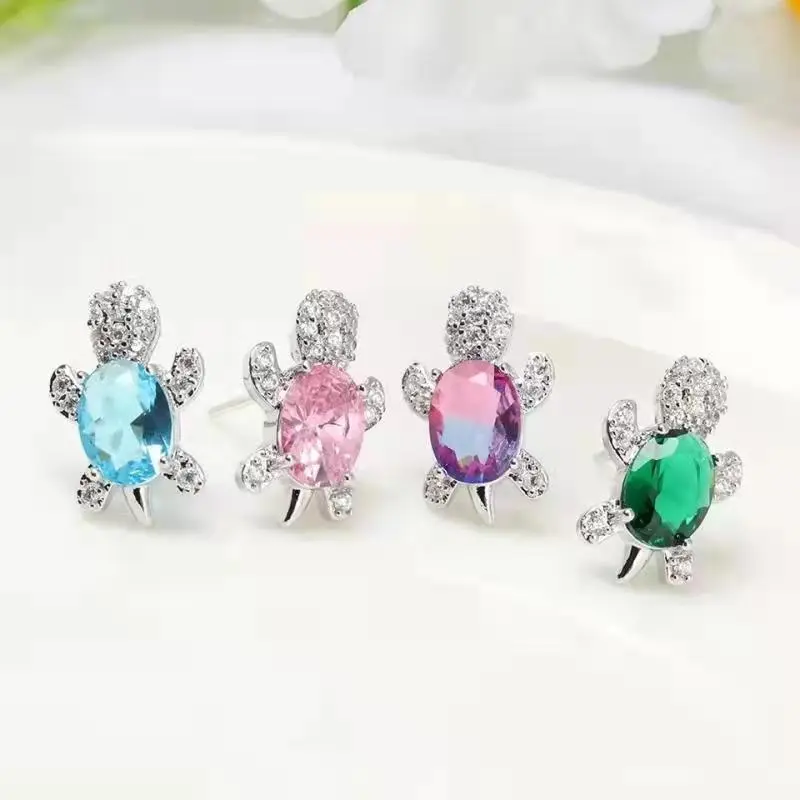 Cute Little Animal Niche Design Earrings Jewelry Stud Earrings