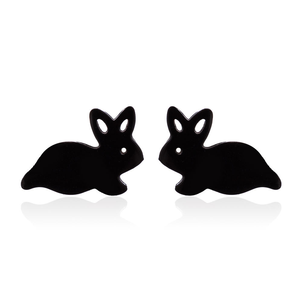 Cute Rabbit Stainless Steel Studs