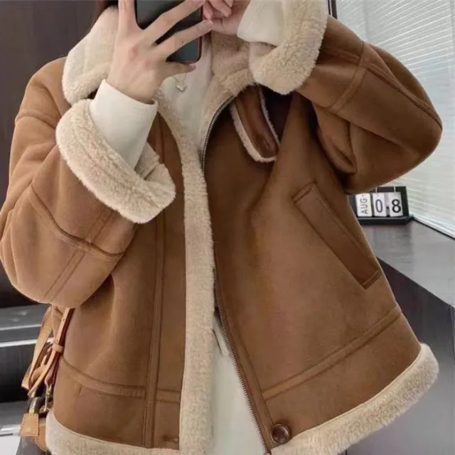 Women's Winter Padded Warm And Loose Fitting Cotton Padded Jacket Khaki - Shop at LoveMi