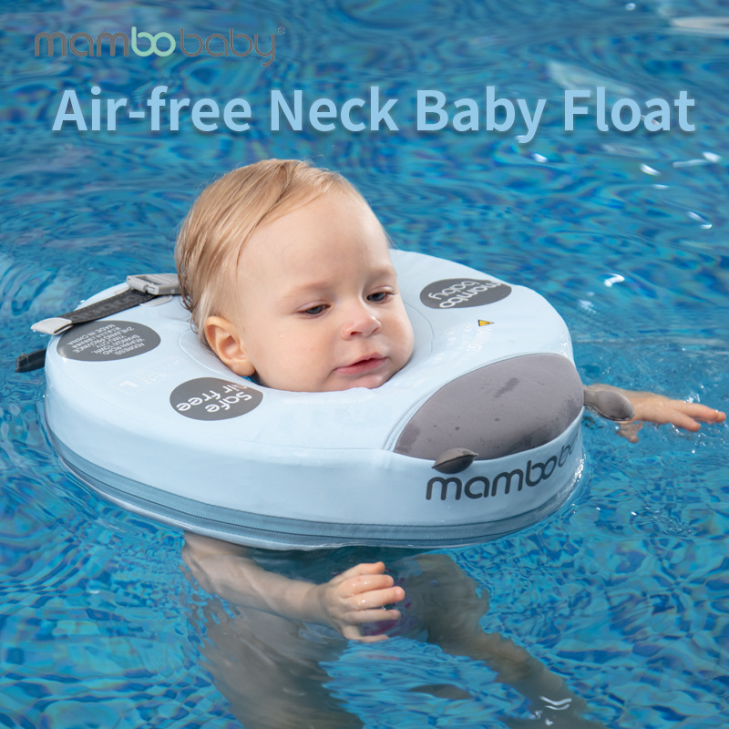 Inflatable-Free Adjustable Cartoon Baby Swimming Ring - imagen 1