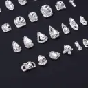 K9 Ultra-Shiny Flat-Back Rhinestones In White For Nail Art Decorations view 18