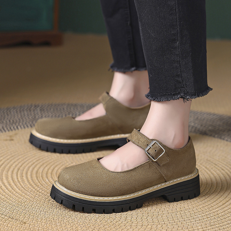 Large-size Low-cut Low-heeled Womens Shoes
