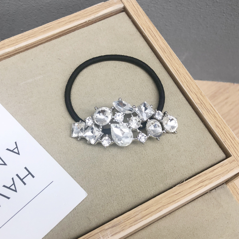 Simple Rhinestone Headdress Fashion Hair Tieshair Bands