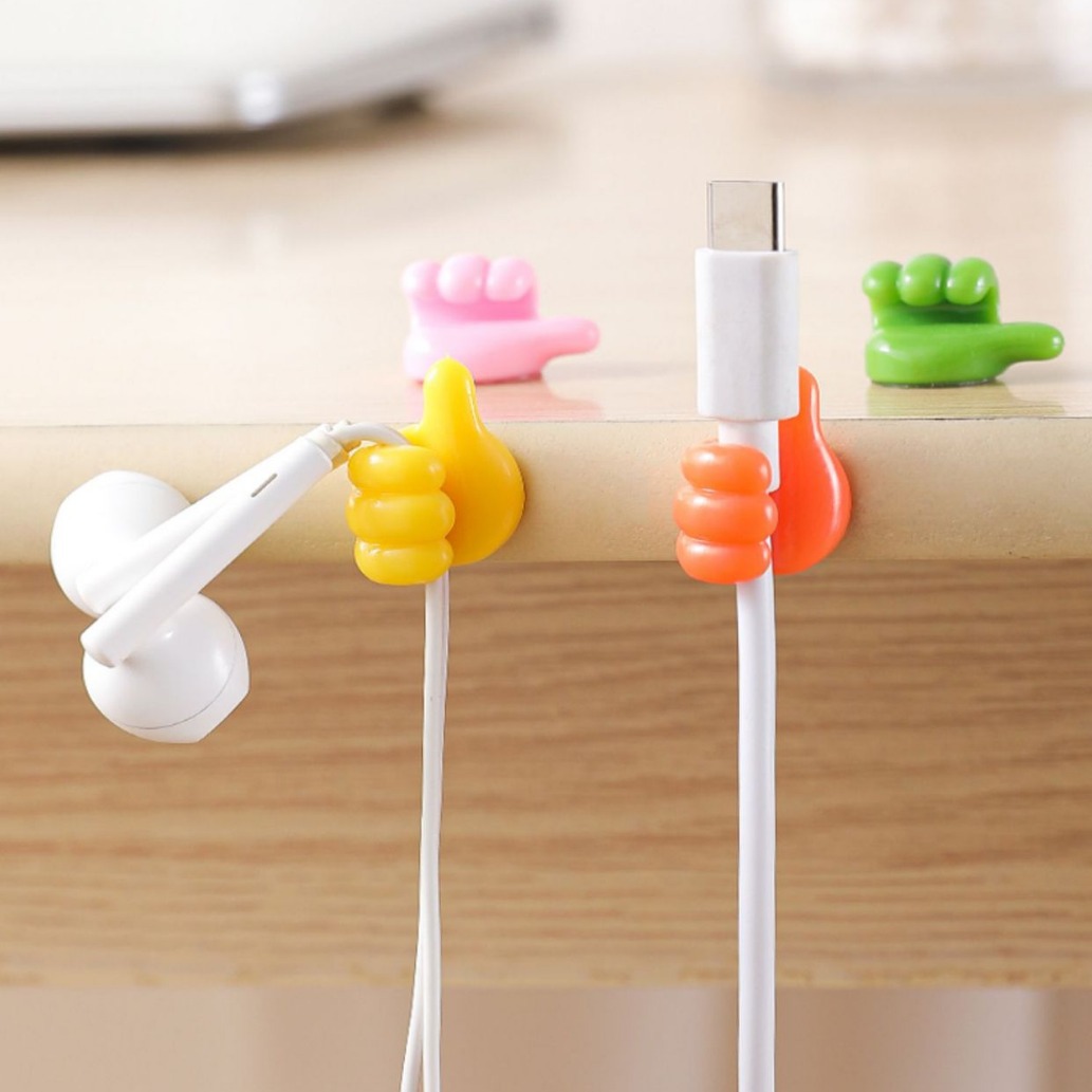 Creative Cable Organizer Thumb Hook