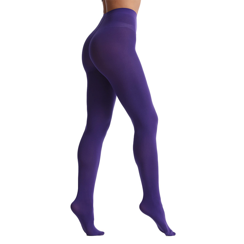 80D Velvet Tights In Multiple Sizes And Colors With A Single-Line Crotch