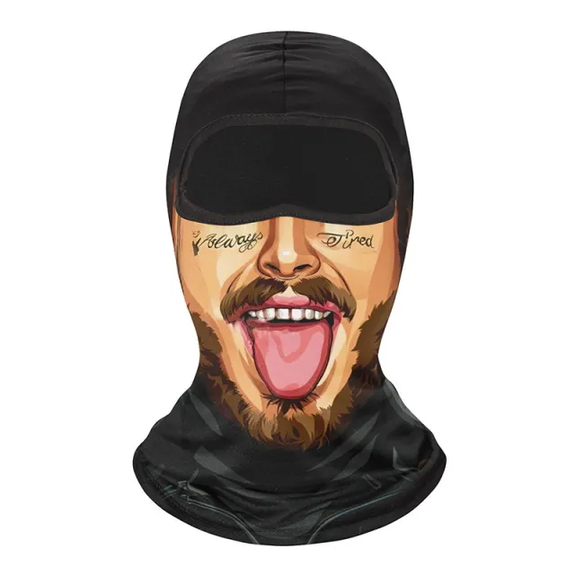 Riding Sun Block And Dustproof Hood Mask Funny Ice Feeling Breathable Mask 024 - Shop at LoveMi
