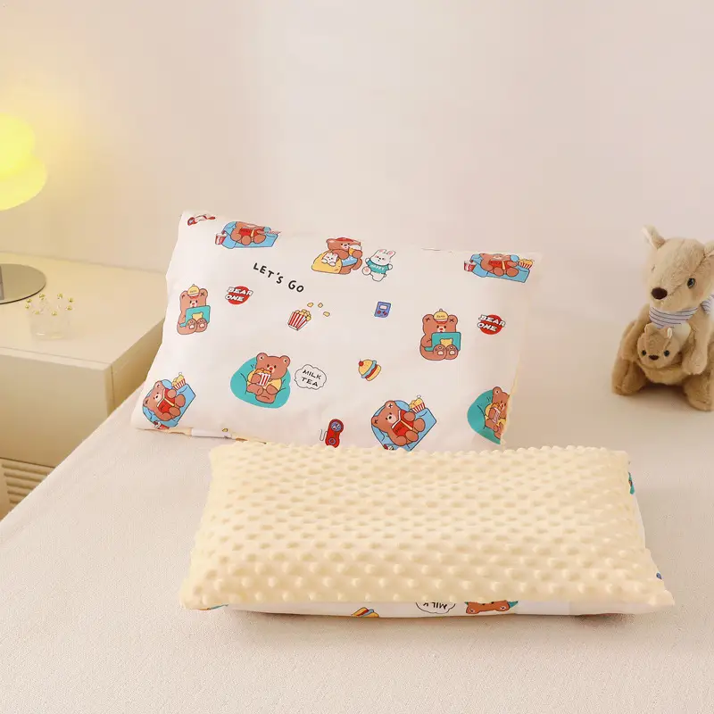 Cartoon Doudou Fleece All-Cotton Pillowcase