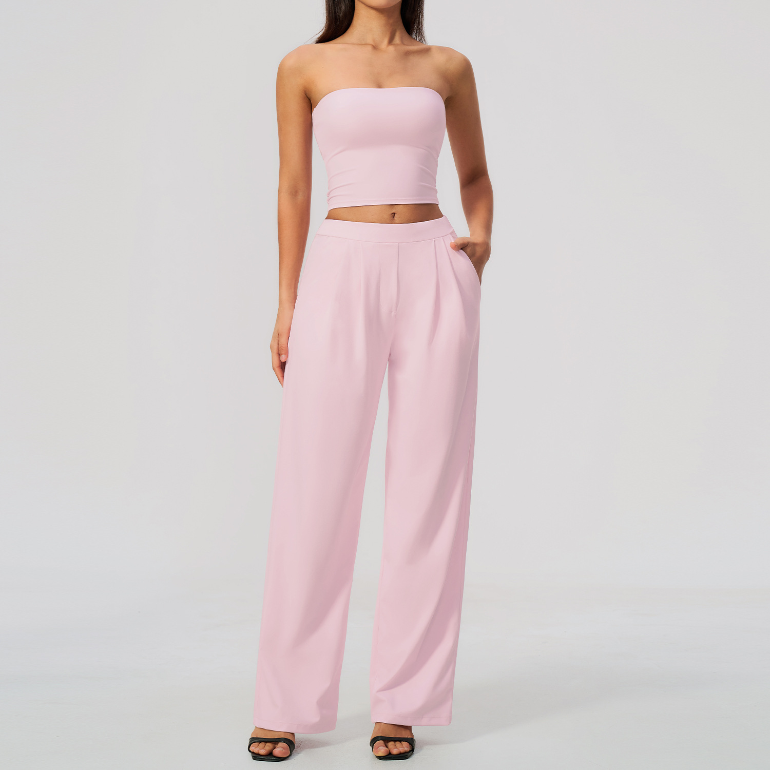 Breathable Quick Drying High Waisted New Yoga Suit Set