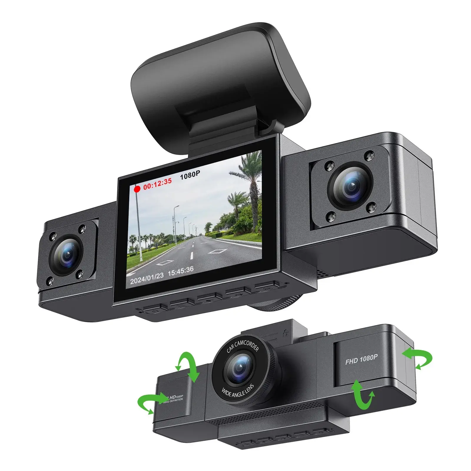 Driving Recorder 3-inch HD 1080p Front
