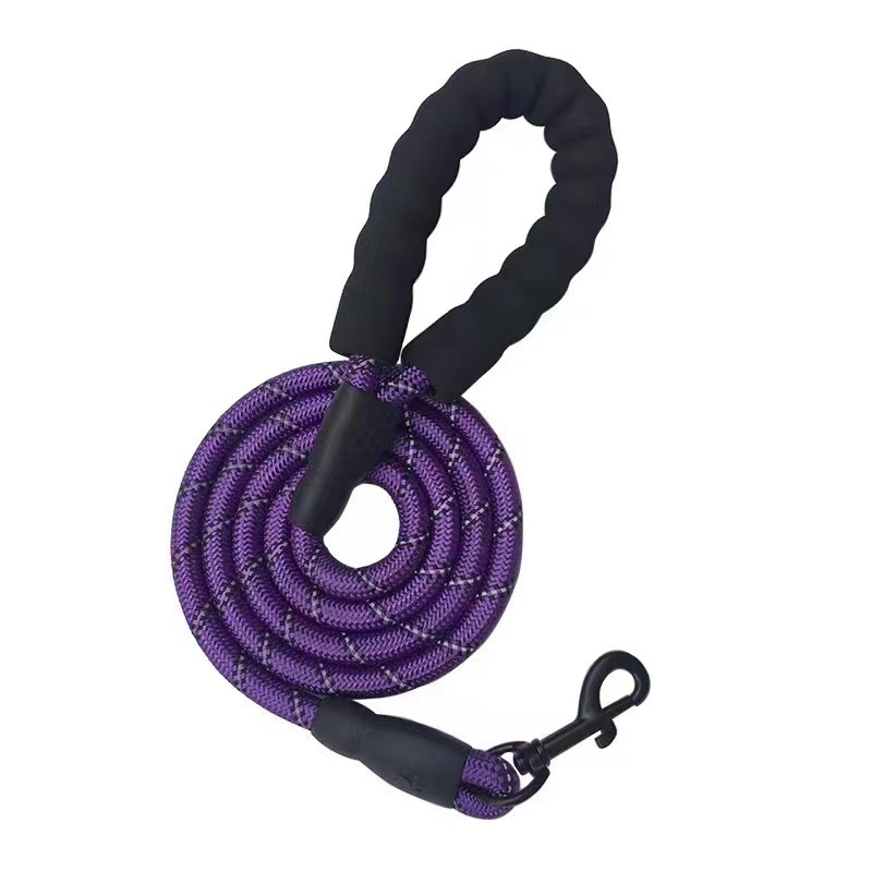 Anti-escape Reflective Pet Leash For Outdoor Use Purple 1.2MX0.8CM