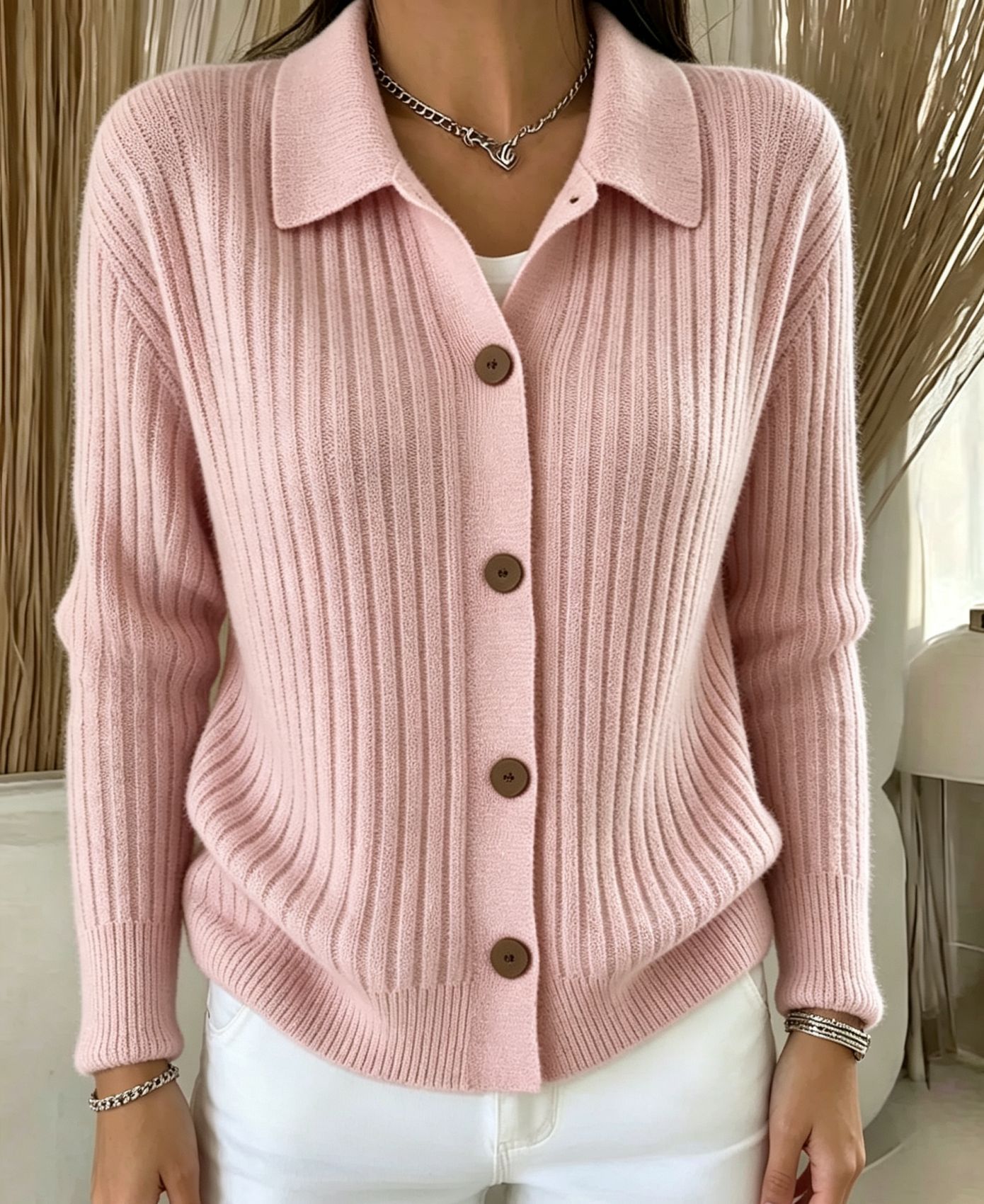 Knitted Cardigan Sweater Coat For Women