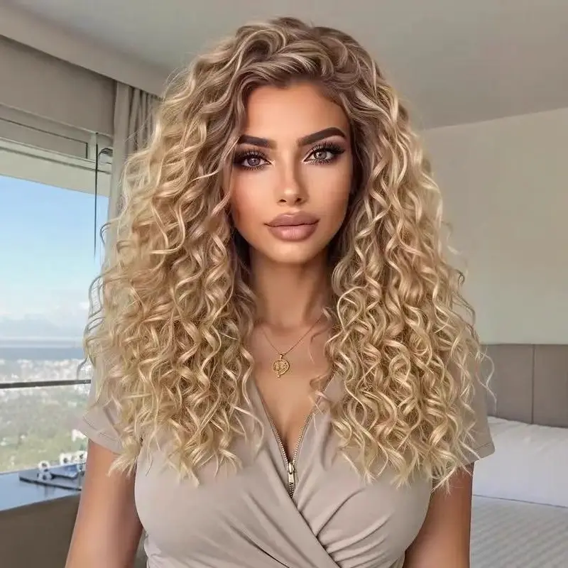European And American Wig African Small Curls