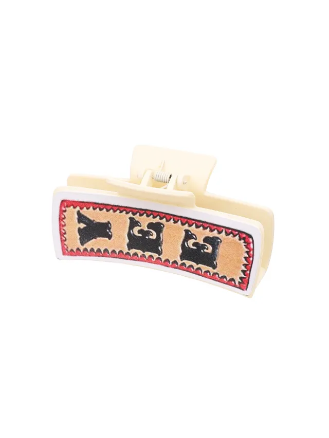 Denim Style Artificial Leather Barrettes Ladies Style90065 - Shop at LoveMi