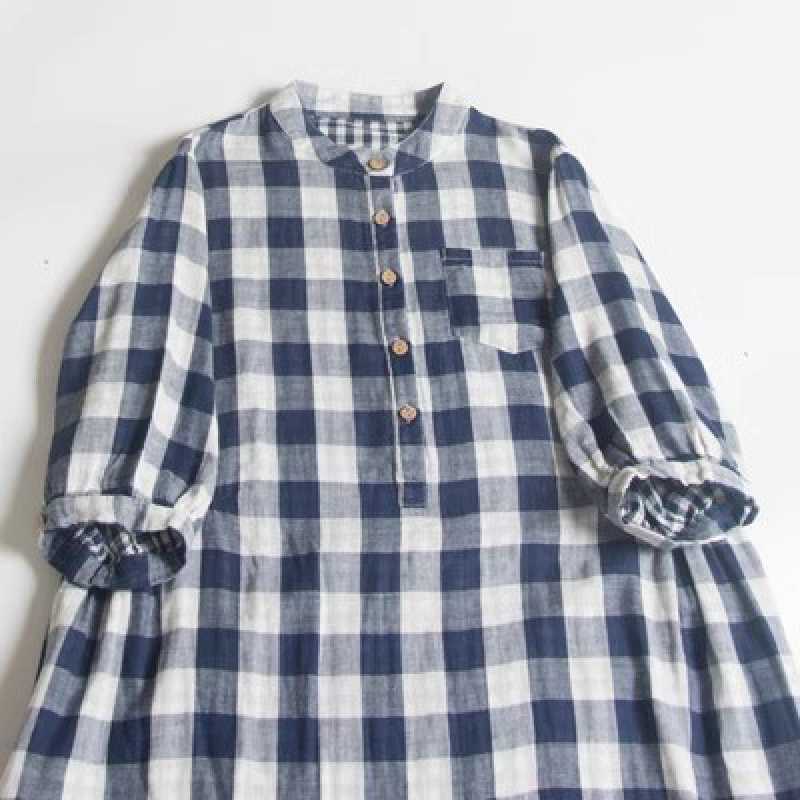 Blue And White Plaid