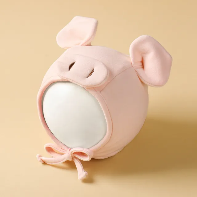 Children's Hat Autumn And Winter Korean Cute Cartoon Pig Pink - Shop at LoveMi