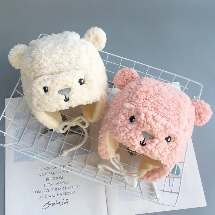 Korean Baby Sleeve Cap Winter Cute