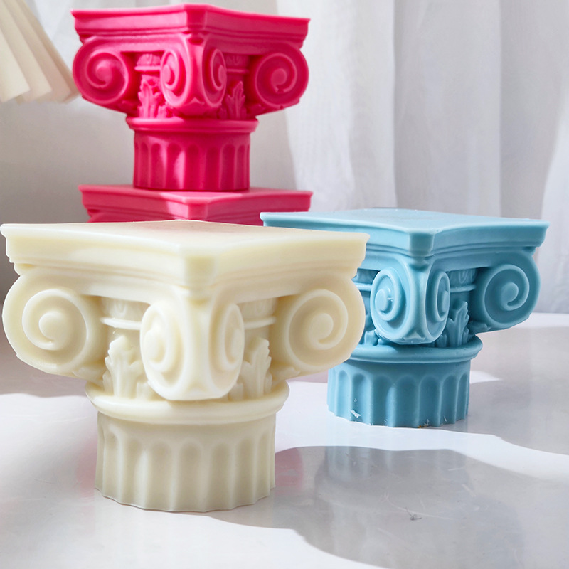 Roman Pillar Candle Silicone Mold - Image 3